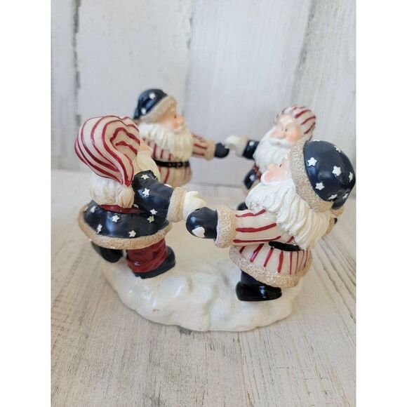 Home interior 2002 Santa Claus ceramic home decor candle holder - Picture 5 of 6